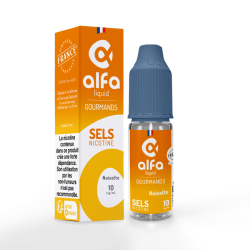 Eliquide Noisette Sel de Nicotine Alfaliquid