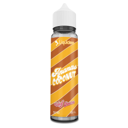 Eliquide Ananas Coconut 50 ml Wpuff Flavors By Liquideo
