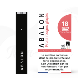 Pack Abalon Pod + Capsules Fruits Rouges Glacés 18 mg/ml