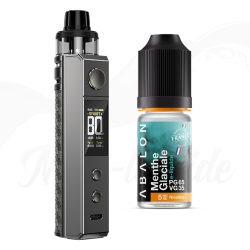 Pack Drag H80S + E-Liquide Menthe Glaciale 10 mg/ml Abalon