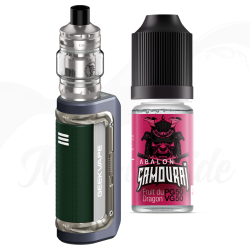 Pack M100 + E-Liquide Samourai 15 mg/ml Abalon