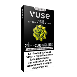 Capsules Citron & Citron Vert Ultra Vuse