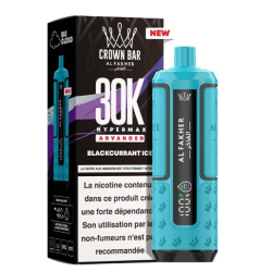 Hyper Max Advanced 30k 95Blackcurrant Ice Crown Bar by Al Fakher