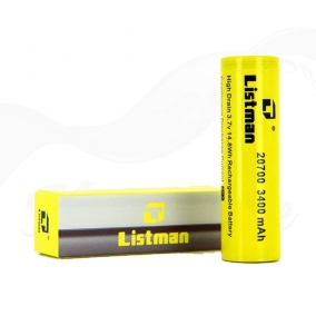 Accu 20700 Listman 3400 mAh 40A