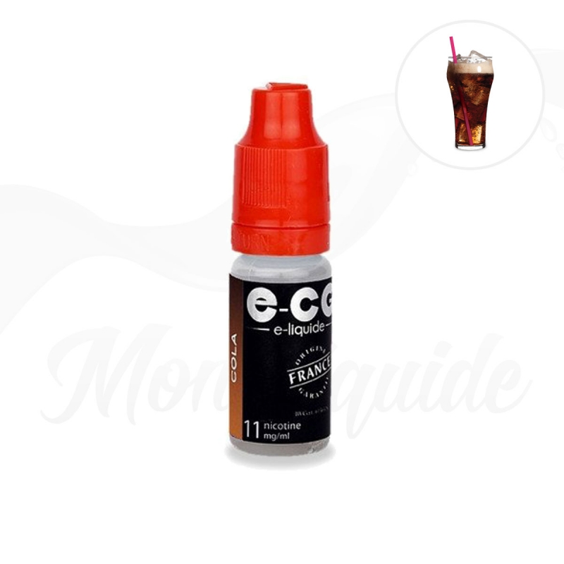 3,90€ E-liquide goût cola ECG Fabriqué en France - Flacon de 10ml E-CG pour  cigarette électronique