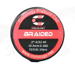 Coils SS316L Braided (10pcs) Coilology