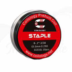 Coils SS316L Staple (10pcs) Coilology