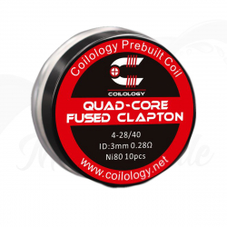 Coils Ni80 Quad-Core Fused Clapton (10pcs) Coilology
